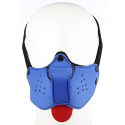 Kinky Puppy Museau + Langue Néoprène PUPPY Bleu